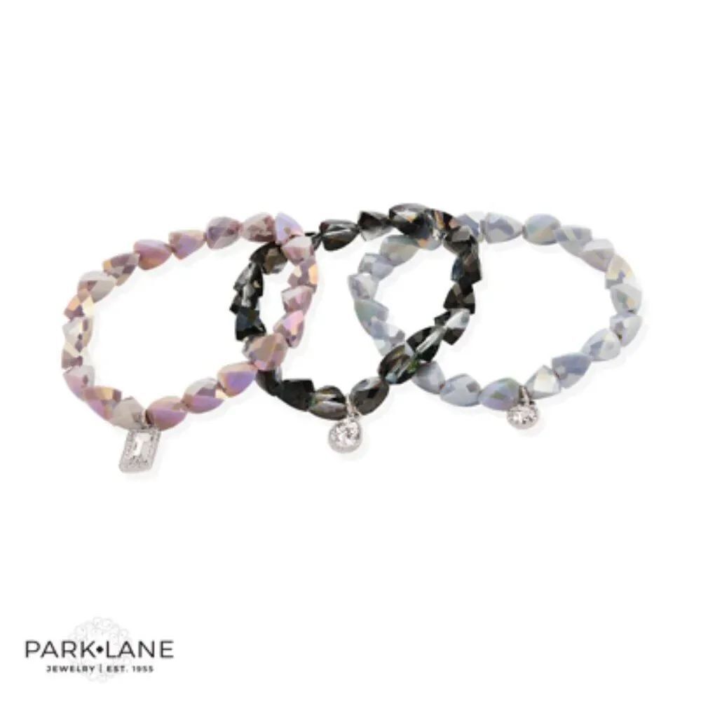 Park Lane Orchid Bracelet (set of 3) NWT